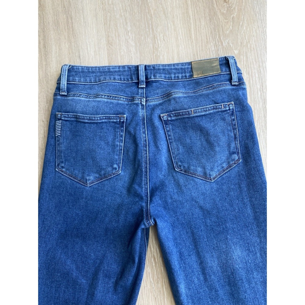 PAIGE Hoxton Ankle Transcend Vintage High Rise Skinny Jeans Raw Frayed Hem 29 - Picture 16 of 16